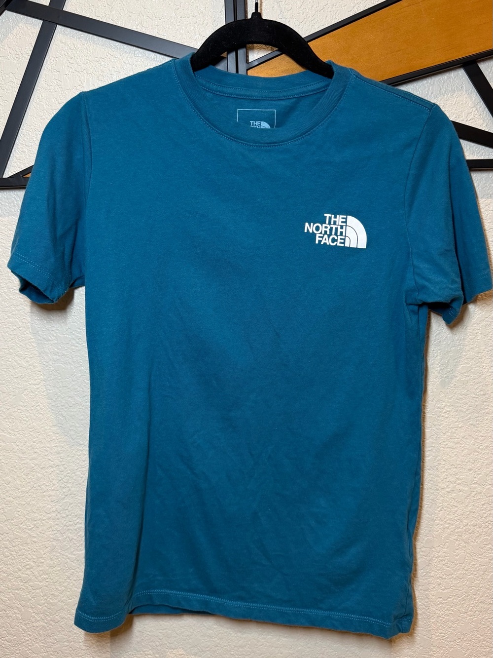 The North Face Men's Short Sleeve Crew Tee — Teal Blue